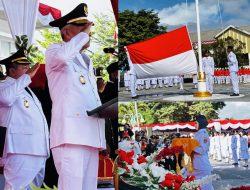 Berlangsung Khidmat dan Meriah, Bupati Sofyan Kaepa Pimpin Upacara HUT Ke-80 Kemerdekaan RI