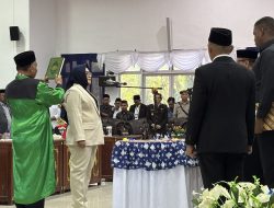 Pengangkatan Pimpinan Baru DPRD Bangkep, Sri Yeni Naik Tahta, Rusdin Sinaling ‘Legowo’